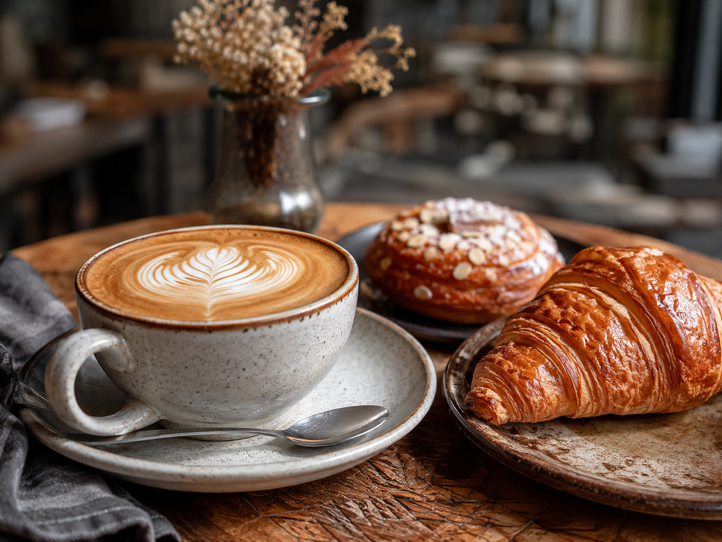 Dog-friendly treats including pup cups and biscuits at Paw & Pour Café